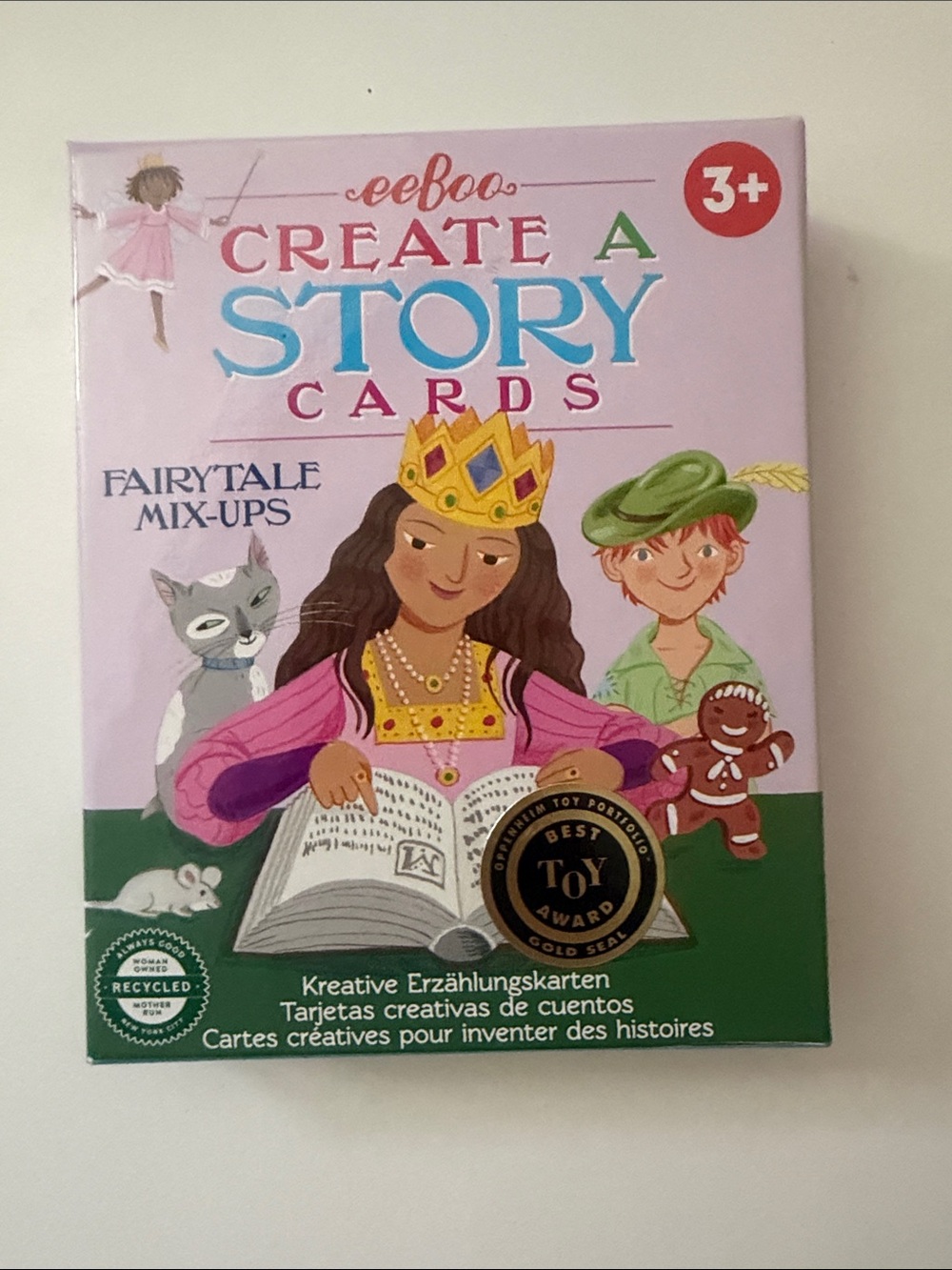 eeBoo Create a Story Cards - Fairytale Mix-Ups (Pink)